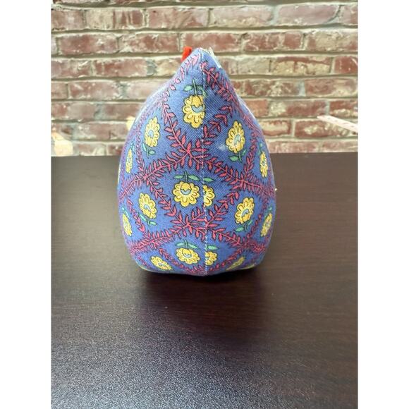 VTG Made In USA, Collectible Creations Blue Stuffed Rooster Handmade Folksy Farm - Picture 3 of 9